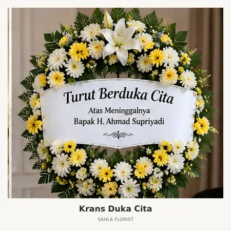 Krans Bunga Duka Bandung Barat